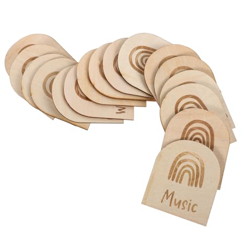 Cabilock 16 Stück Spielzeugkasten -Tags Box Etiketten Aufbewahrung Etiketten Etiketten Set Holzspielzeugetiketten Aufbewahrungsetiketten für Beige von Cabilock