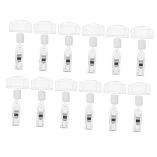 Cabilock 16Stücke Namensschild Clips Transparente Schilderhalter Für Geschäfte Supermärkte Läden Langlebig Für Preisschildanzeigen Cabilock 16Stücke Namensschild Clips Transparente Schilderhalter Für Geschäfte Supermärkte Läden Langlebig Für Preisschildanzeigen von Cabilock