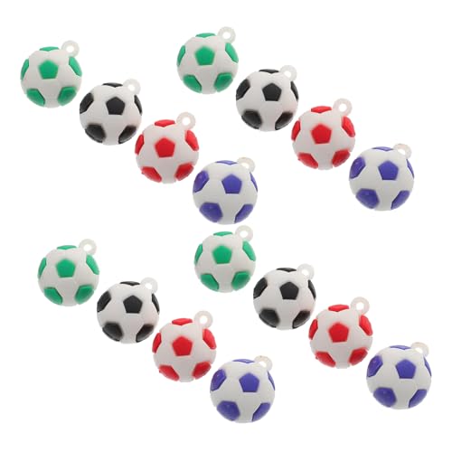 Cabilock Robuste Pvc-fußball- Dekoratives Zubehör Für Armbänder Halsketten Und Schlüsselanhänger Für Sportbegeisterte von Cabilock