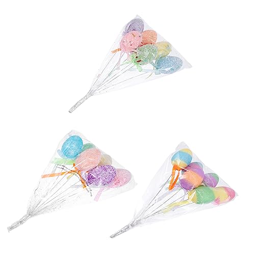 Cabilock 18stücke Dekoration DIY Eier Osterdeko-Ei Eier-Ornament Eier-Dekorationen DIY Bastelei Für Zuhause von Cabilock