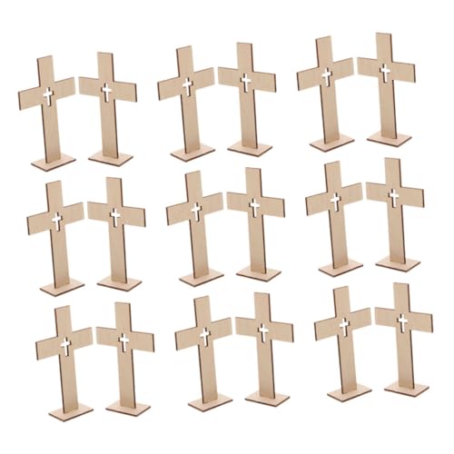 Cabilock 18 Stück Unlackierte Holz Kreuze Diy Bastel Kreuz Figuren für Tischdekorationen Spirituelle Katholische Dekorationen für Ostern Taufen und Kirchenveranstaltungen Cabilock 18 Stück Unlackierte Holz Kreuze Diy Bastel Kreuz Figuren für Tischdekorationen Spirituelle Katholische Dekorationen für Ostern Taufen und Kirchenveranstaltungen von Cabilock