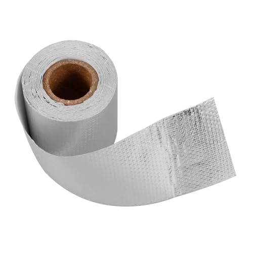 Cabilock 1Rolle Aluminiumfolienband Für Isolierte Anwendungen Hitzebeständiges Klebeband Für Industrie Haushaltsgeräte Langlebig Für Exhaust Ducts von Cabilock