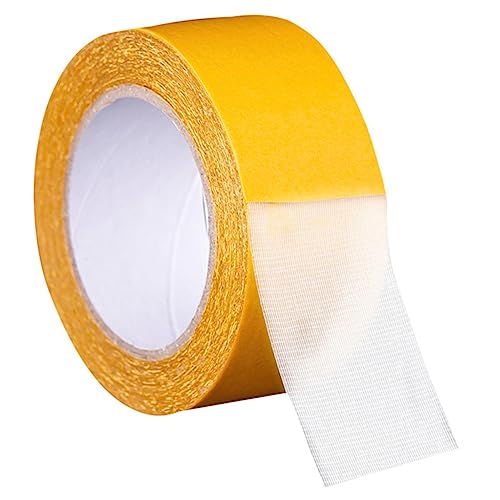 Cabilock 1Rolle Doppelseitiges Klebeband Hochleistungsfähiges Abdichtungsband für Teppiche Handwerk Stark Spurlos Einfach zu Verwenden für Zuhause Büro Schule von Cabilock