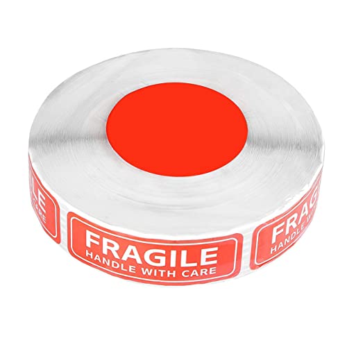 Cabilock 1Rolle Fragile Warnaufkleber Rolle Selbstklebend für Sichere Transporte Große für Versand Verpackung für Zerbrechliche Cabilock 1Rolle Fragile Warnaufkleber Rolle Selbstklebend für Sichere Transporte Große für Versand Verpackung für Zerbrechliche von Cabilock