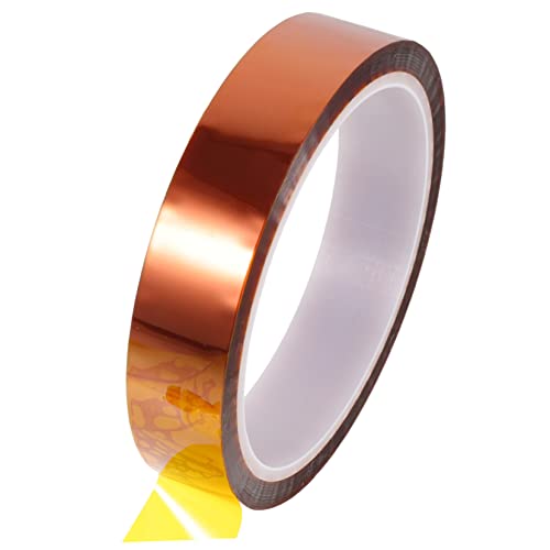Cabilock 1Rolle Hitzebeständiges Klebeband Hochtemperatur Polyimid Band für Elektronik und DIY Korrosionsbeständig und Langlebig Einsetzbar von Cabilock