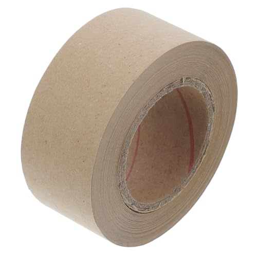 Cabilock 1Rolle Wasseraktiviertes Packpapierband Dichtungsband für Stoffwasch Nähprojekte Langlebig und Leicht zu Reinigen für Verpackungsanforderungen und Zuverlässige Cabilock 1Rolle Wasseraktiviertes Packpapierband Dichtungsband für Stoffwasch Nähprojekte Langlebig und Leicht zu Reinigen für Verpackungsanforderungen und Zuverlässige von Cabilock