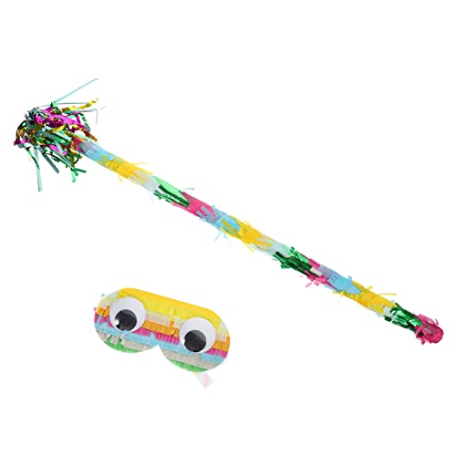 Cabilock 1Satz Pinata mit Augenbinde und Stock Teiliges für Kindergeburtstagsfeiern und Festival Events Sicher und Geruchsneutral für Unvergessliche Cabilock 1Satz Pinata mit Augenbinde und Stock Teiliges für Kindergeburtstagsfeiern und Festival Events Sicher und Geruchsneutral für Unvergessliche von Cabilock