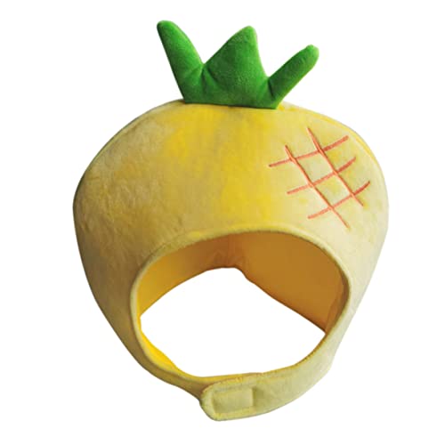 Cabilock 1Stk Kopfbedeckung Kokosnuss-Tassen Frucht-Partyhut Ananas Express Laterne camoing cutermesserser kloburste kap fot plüschiger obsthut Hut in Fruchtform PP Baumwolle Yellow Cabilock 1Stk Kopfbedeckung Kokosnuss-Tassen Frucht-Partyhut Ananas Express Laterne camoing cutermesserser kloburste kap fot plüschiger obsthut Hut in Fruchtform PP Baumwolle Yellow von Cabilock
