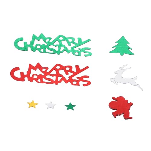 Cabilock 1Tasche Weihnachtsschmuck Konfetti Aus Hochwertigem Kunststoff Dekorative Party Accessoires Für Festliche Anlässe Weihnachten Und Feierlichkeiten von Cabilock