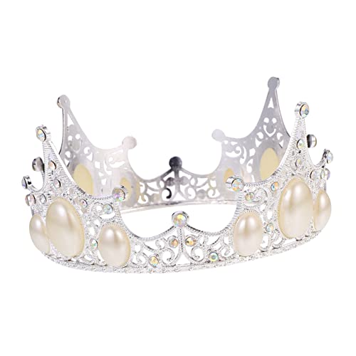 Cabilock 1pc Silber Crown Kuchen Topper Retro Geburtstag Kuchen Dekoration Elegante Krone Kuchen Kappe Cabilock 1pc Silber Crown Kuchen Topper Retro Geburtstag Kuchen Dekoration Elegante Krone Kuchen Kappe von Cabilock