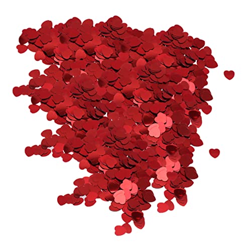 Cabilock 2 Packungen Rote Herz Konfetti PVC Hochzeit Tischdeko Streudeko für Party Valentinstag Taufe Kommunion DIY Bastelmaterial Cabilock 2 Packungen Rote Herz Konfetti PVC Hochzeit Tischdeko Streudeko für Party Valentinstag Taufe Kommunion DIY Bastelmaterial von Cabilock