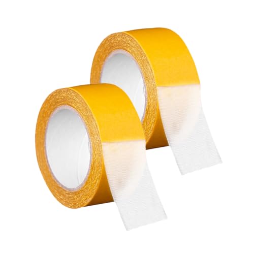 Cabilock 2 Rollen Doppelseitiges Gewebeband Starkes Wasserfestes Klebeband für Teppiche Dekoration und Montage Einfach Abziehbar Hinterlässt Rückstände Cabilock 2 Rollen Doppelseitiges Gewebeband Starkes Wasserfestes Klebeband für Teppiche Dekoration und Montage Einfach Abziehbar Hinterlässt Rückstände von Cabilock
