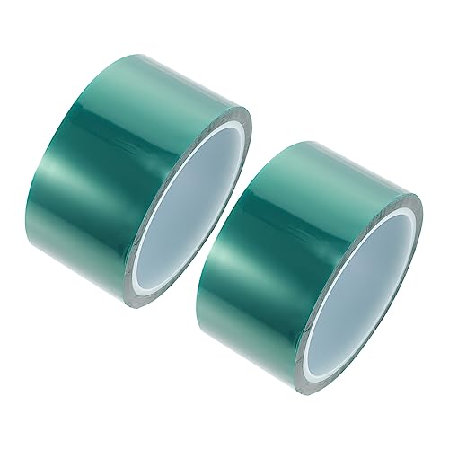 Cabilock 2 Rollen Hitzebeständiges Klebeband Pet Film für Elektronik und Epoxidharz Temperaturbeständig bis Rückstandsfrei und Einfach zu Verwenden von Cabilock