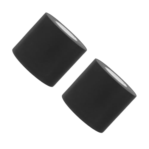 Cabilock 2 Rollen Klebeband für Klimaanlagen Rohr wickeln schwer Pflicht feuerfest hitzebeständiges klebeband energiesparend Brandschutzband Auspuffband breites Band Wärmeband PVC Black von Cabilock