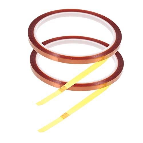 Cabilock 2 Rollen Wärmebeständige Sublimation Klebebänder für Transferanwendungen Hochwertige Polyimid Film Tapes für Elektronik Isolierung für Verschiedene Einsatzbereiche Cabilock 2 Rollen Wärmebeständige Sublimation Klebebänder für Transferanwendungen Hochwertige Polyimid Film Tapes für Elektronik Isolierung für Verschiedene Einsatzbereiche von Cabilock