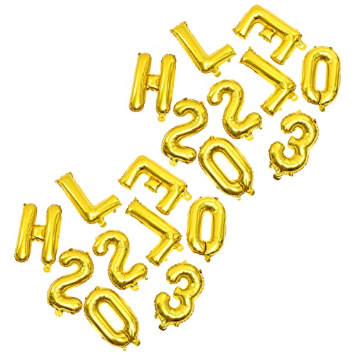 Cabilock Luftballon 2 Sätze 2023 Ballon 2023 Jahr Luftballons 2023 Luftballons Jubiläumsballons Nummernballons Aus Folie Dekorationen Luftballons Für Geburtstagsfeier Party Golden Aluminiumfolie Cabilock Luftballon 2 Sätze 2023 Ballon 2023 Jahr Luftballons 2023 Luftballons Jubiläumsballons Nummernballons Aus Folie Dekorationen Luftballons Für Geburtstagsfeier Party Golden Aluminiumfolie von Cabilock
