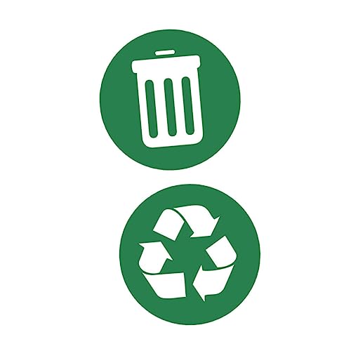 Cabilock 2 Sätze Abfalltrennungs Aufkleber Für Mülleimer Selbstklebende Recycling Etiketten Zur Einfachen Müllsortierung Für Glatte Oberflächen Material Für Langlebige Nutzung 2 Stück * 2 Cabilock 2 Sätze Abfalltrennungs Aufkleber Für Mülleimer Selbstklebende Recycling Etiketten Zur Einfachen Müllsortierung Für Glatte Oberflächen Material Für Langlebige Nutzung 2 Stück * 2 von Cabilock