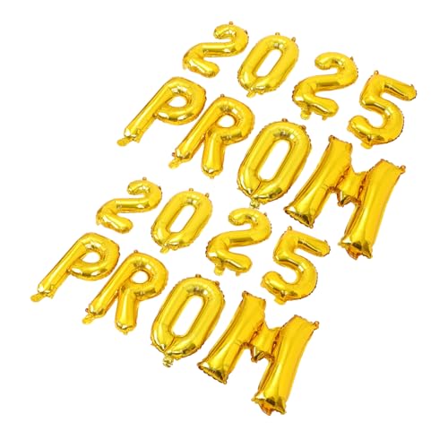 Cabilock 2 Sätze Foil Ballons für Prom Abschlussfeier für und Außenanlässe Goldene Dekoration für Unvergessliche Feiern Cabilock 2 Sätze Foil Ballons für Prom Abschlussfeier für und Außenanlässe Goldene Dekoration für Unvergessliche Feiern von Cabilock