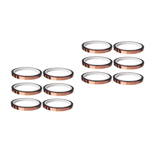 Cabilock 2 Sätze Hochtemperaturbeständiges Isolierband Klebeband Für Kabelisolierung Säurebeständig Für Elektroanwendungen Reparaturen 6 Rollen * 2 Cabilock 2 Sätze Hochtemperaturbeständiges Isolierband Klebeband Für Kabelisolierung Säurebeständig Für Elektroanwendungen Reparaturen 6 Rollen * 2 von Cabilock