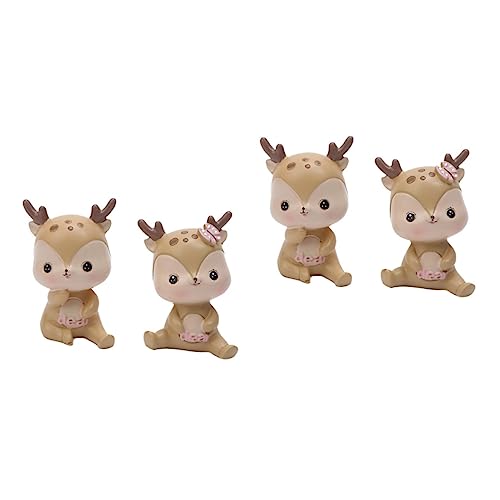 Cabilock 2 Sätze Kreative Kuchen Dekoration Cartoon Reh Modell Aus Resin Niedliches Tischornament Für Zuhause Und Feiern Als Tortendeko Oder Auto Dekoration 2 Stücke * 2 Cabilock 2 Sätze Kreative Kuchen Dekoration Cartoon Reh Modell Aus Resin Niedliches Tischornament Für Zuhause Und Feiern Als Tortendeko Oder Auto Dekoration 2 Stücke * 2 von Cabilock