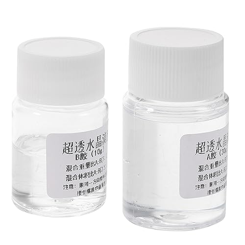 Cabilock 2 Sätze Kristall-Epoxy Klarer Kleber Bastelkleber Epoxidklebstoff Epoxidharzkleber für Holz Zweikomponenten-Epoxidkleber Bausatz aus Epoxidharz Epoxidharzkleber klar Transparent Cabilock 2 Sätze Kristall-Epoxy Klarer Kleber Bastelkleber Epoxidklebstoff Epoxidharzkleber für Holz Zweikomponenten-Epoxidkleber Bausatz aus Epoxidharz Epoxidharzkleber klar Transparent von Cabilock