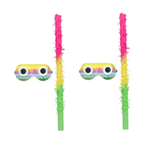 Cabilock 2 Sätze Pinata Stick und Augenbinde Lustiger Geburtstag Party Zubehör Leichtes Schlagwerkzeug mit Gutem Griff Robustes Pinata Spiel für Erwachsene Partydekoration Cabilock 2 Sätze Pinata Stick und Augenbinde Lustiger Geburtstag Party Zubehör Leichtes Schlagwerkzeug mit Gutem Griff Robustes Pinata Spiel für Erwachsene Partydekoration von Cabilock