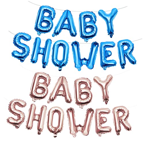 Cabilock 2 Sätze Shower Ballon Teiliges Dekorationsset aus Aluminiumfolie für Mädchen und Jungen für Taufen und Babypartys und Außen Geeignet von Cabilock