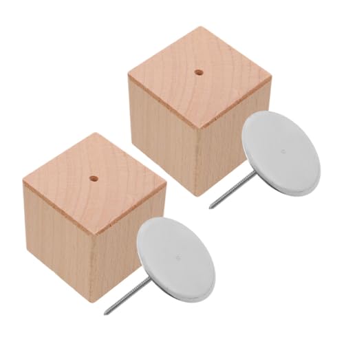 Cabilock 2 Sätze Teiliges Holz-backblumen-deko Stabilem Nagelhalter Vielseitig Einsetzbar für Tortenverzierung Leicht zu Reinigen Stilvolle Basis für Präzises Cake Decorating von Cabilock