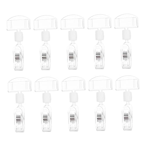 Cabilock 2 Sätze Teiliges Transparenter Etikettenhalter Mit Clip Stabiler Preisschildhalter Für Geschäfte Einfach Zu Bedienen Langlebig Aus Hochwertigem Für Supermärkte 10 Stück * 2 Cabilock 2 Sätze Teiliges Transparenter Etikettenhalter Mit Clip Stabiler Preisschildhalter Für Geschäfte Einfach Zu Bedienen Langlebig Aus Hochwertigem Für Supermärkte 10 Stück * 2 von Cabilock