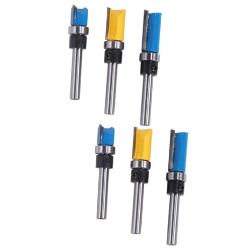 Cabilock 2 Sätze Trimmmesserset Schneiden Schwer Spülen Router-bit Mahlen Zimmerei Geriffelt Cutter Fräser Bündig Trimmen Holzbearbeitungswerkzeuge Bündiger Trimm-bit Hartmetall 3 Stück * 2 Cabilock 2 Sätze Trimmmesserset Schneiden Schwer Spülen Router-bit Mahlen Zimmerei Geriffelt Cutter Fräser Bündig Trimmen Holzbearbeitungswerkzeuge Bündiger Trimm-bit Hartmetall 3 Stück * 2 von Cabilock