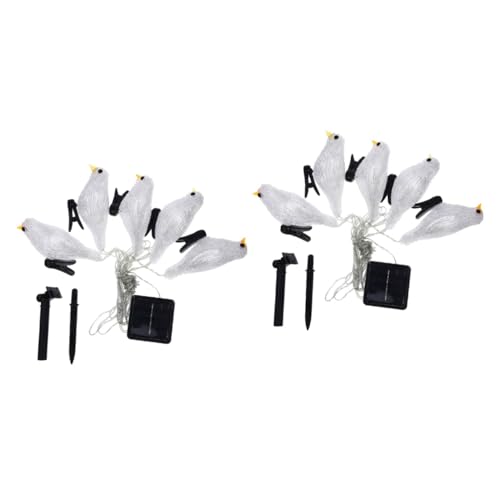 Cabilock 2 Stck. Solar LED Lichterkette mit Design für Garten und Festtagsdekoration Energiesparend für Stimmungsvolle Beleuchtung im Freien Cabilock 2 Stck. Solar LED Lichterkette mit Design für Garten und Festtagsdekoration Energiesparend für Stimmungsvolle Beleuchtung im Freien von Cabilock