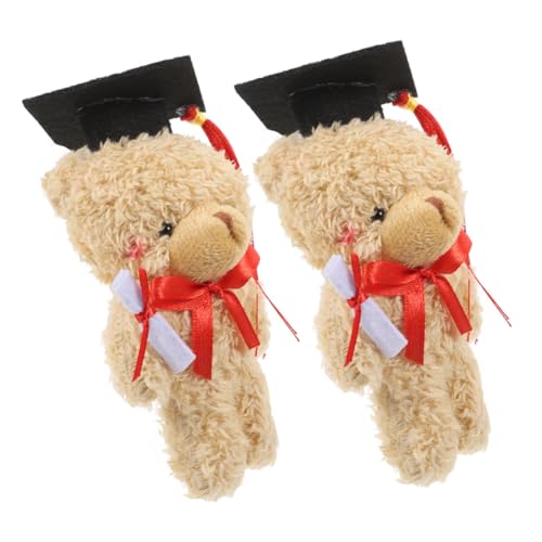 Cabilock 2 Stück Doktorbär Kuscheltier Graduation Season Bär mit Eleganter Blumenstrauß Verpackung Langlebiges Abschlussgeschenk für Studenten Festliche Dekoration für Zeremonien und Cabilock 2 Stück Doktorbär Kuscheltier Graduation Season Bär mit Eleganter Blumenstrauß Verpackung Langlebiges Abschlussgeschenk für Studenten Festliche Dekoration für Zeremonien und von Cabilock