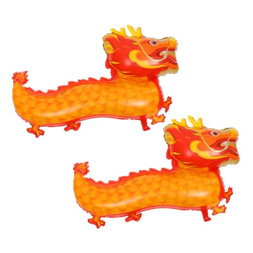 Cabilock 2 Stück Drachenballon für Chinesische Neujahr Festliche Dekoration für Frühlingsfest Orangefarbener Drache für Partys und Feiern Cabilock 2 Stück Drachenballon für Chinesische Neujahr Festliche Dekoration für Frühlingsfest Orangefarbener Drache für Partys und Feiern von Cabilock