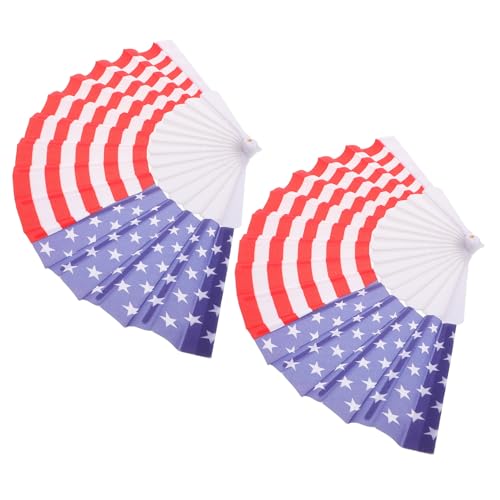 Cabilock 2 Stück Faltbarer Handfächer mit Amerikanischer Flagge Patriotische Independence Day Fans mit Stern Streifen Kompakt Tragbar für Hochzeiten Geburtstage Partys und Gedenktage Cabilock 2 Stück Faltbarer Handfächer mit Amerikanischer Flagge Patriotische Independence Day Fans mit Stern Streifen Kompakt Tragbar für Hochzeiten Geburtstage Partys und Gedenktage von Cabilock