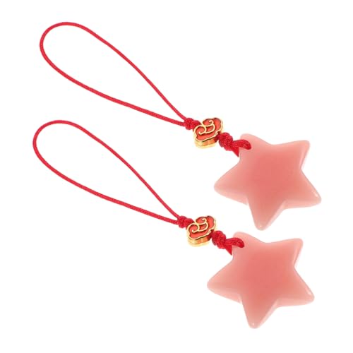 Cabilock 2 Stück Glow in Dark Stern Schlüsselanhänger und Phone Charm mit Leuchtendem Sternanhänger Kompatibel als Handgelenkschlaufe Tasche und Schlüsseldeko Robust und Vielseitig für von Cabilock