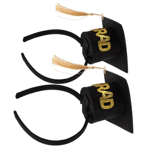 Cabilock 2 Stück Graduation Cap Headband mit Quaste Modisches Abschluss Hut Zubehör für Abschlussfeiern Partys Hochzeiten und Geburtstage Vielseitiger Party Kopfschmuck für Studenten und Cabilock 2 Stück Graduation Cap Headband mit Quaste Modisches Abschluss Hut Zubehör für Abschlussfeiern Partys Hochzeiten und Geburtstage Vielseitiger Party Kopfschmuck für Studenten und von Cabilock