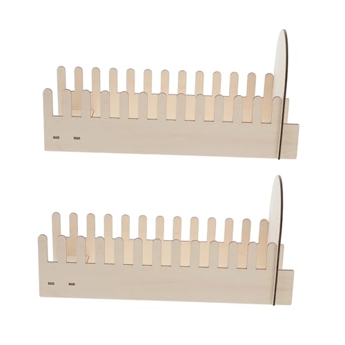 Cabilock 2 Stück Holz Kartenständer für Grußkarten und Postkarten Stabiler Tragbarer Kartenhalter aus Massivem Holz für Fotos Einladungen und Diy-projekte Moderner Tisch-organizer Regal für von Cabilock