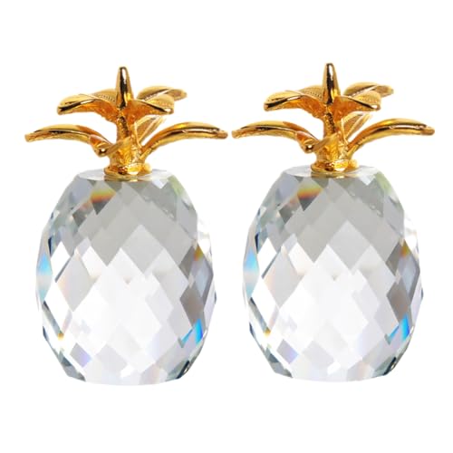 Cabilock 2 Stück Kristall-Ananas-Ornament Kristalldekorationen dekorative Ananasverzierung gefälschte Ananasverzierung künstliche Ananasfigur Tischdekoration Ananas Tisch-Ananas Transparent Cabilock 2 Stück Kristall-Ananas-Ornament Kristalldekorationen dekorative Ananasverzierung gefälschte Ananasverzierung künstliche Ananasfigur Tischdekoration Ananas Tisch-Ananas Transparent von Cabilock