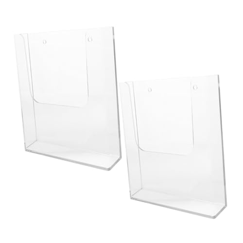 Cabilock 2 Stück Kunststoff Wandhalter Magazinhalter Wandmontage Prospekthalter Büro Zubehör Robuster Dokumentenhalter Vielseitig Einsetzbar für Broschüren Wartezimmer Wohnzimmer Cabilock 2 Stück Kunststoff Wandhalter Magazinhalter Wandmontage Prospekthalter Büro Zubehör Robuster Dokumentenhalter Vielseitig Einsetzbar für Broschüren Wartezimmer Wohnzimmer von Cabilock