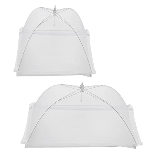 Cabilock 2 Stück Lebensmittel Abdeckung Schutzhaube aus Netzstoff für Obst und Speisen und Abnehmbar für Outdoor Einsatz und Partys Cabilock 2 Stück Lebensmittel Abdeckung Schutzhaube aus Netzstoff für Obst und Speisen und Abnehmbar für Outdoor Einsatz und Partys von Cabilock