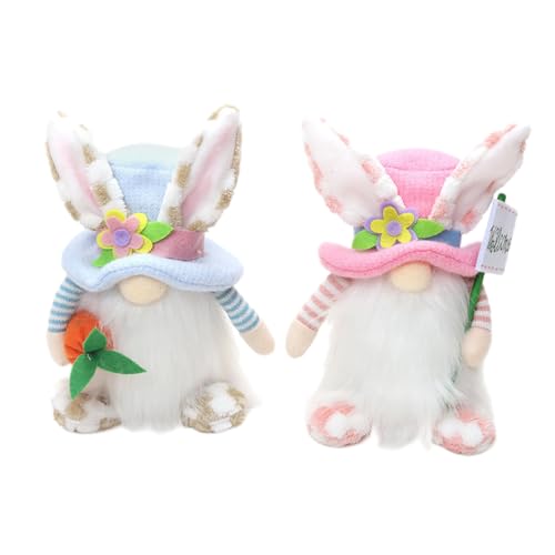 Cabilock 2 Stück Niedliche Festival GNOME Puppe Dekoration Rabbit GNOME Figuren für Partyzubehör für Tische und Festliche Anlässe Cabilock 2 Stück Niedliche Festival GNOME Puppe Dekoration Rabbit GNOME Figuren für Partyzubehör für Tische und Festliche Anlässe von Cabilock