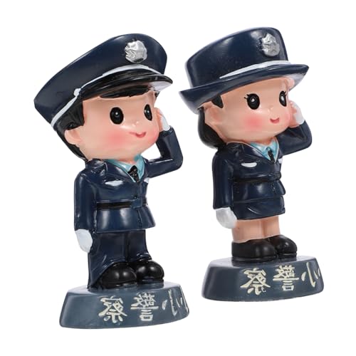 Cabilock 2 Stück Polizeipuppenmodell Tortenfiguren Polizistenfiguren geburtstagstorte Kuchen -Toper -Dekoration Mini-Polizeifigur Tortendekorfigur BAU Kuchen Tortendekor-Figur Harz Cabilock 2 Stück Polizeipuppenmodell Tortenfiguren Polizistenfiguren geburtstagstorte Kuchen -Toper -Dekoration Mini-Polizeifigur Tortendekorfigur BAU Kuchen Tortendekor-Figur Harz von Cabilock