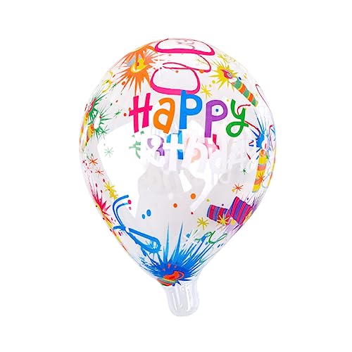 Cabilock 2 Stück Runde Transparente Bobo Ballons für Geburtstagsfeiern Wiederverwendbare Dekoration für Zuhause Bar und Club für Feste und Anlässe von Cabilock