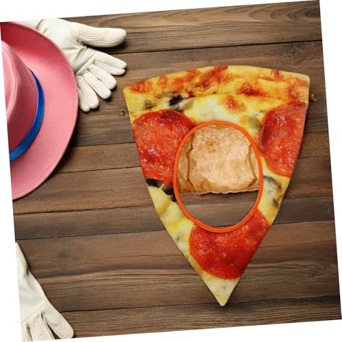 Cabilock 2 Stück Teiliges Pizza Cosplay Hut Lustige Verkleidung mit Realistischem Pizza Design Wiederverwendbarer Partyhut für Karneval Festival und Mottoparty Komfortabel und Langlebig für Cabilock 2 Stück Teiliges Pizza Cosplay Hut Lustige Verkleidung mit Realistischem Pizza Design Wiederverwendbarer Partyhut für Karneval Festival und Mottoparty Komfortabel und Langlebig für von Cabilock