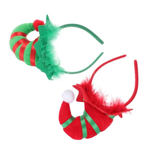 Cabilock 2 Stück Weihnachtlicher Haarreif mit Glocken und Federn Festlicher Party Haarschmuck für Mädchen Stabiler Rahmen Kreative Xmas Kopfbedeckung für Weihnachtsfeier Zufällige Farbe Cabilock 2 Stück Weihnachtlicher Haarreif mit Glocken und Federn Festlicher Party Haarschmuck für Mädchen Stabiler Rahmen Kreative Xmas Kopfbedeckung für Weihnachtsfeier Zufällige Farbe von Cabilock