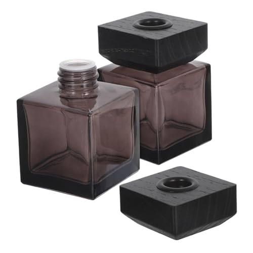 Cabilock 2 Stücke Quadratische Glas Diffusor Flaschen mit Holzdeckeln Nachfüllbare Aromatherapie Diffuser für Raumduft Duftöl Aufbewahrung für Schlafzimmer Auto und Hotel Cabilock 2 Stücke Quadratische Glas Diffusor Flaschen mit Holzdeckeln Nachfüllbare Aromatherapie Diffuser für Raumduft Duftöl Aufbewahrung für Schlafzimmer Auto und Hotel von Cabilock