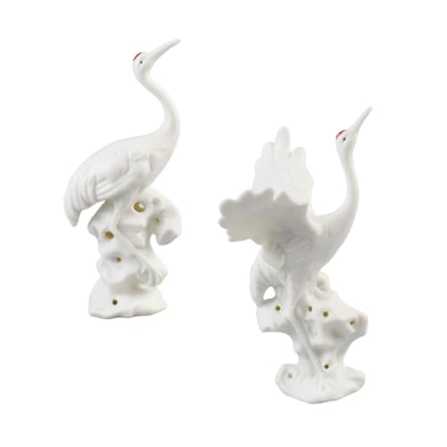 Cabilock Elegante 2 Pack Hause Kran Schmuck Landschaft Kran Ornament Party Desktop Dekoration Sicher Unzerbrechlich Cabilock Elegante 2 Pack Hause Kran Schmuck Landschaft Kran Ornament Party Desktop Dekoration Sicher Unzerbrechlich von Cabilock