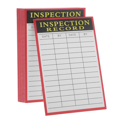 Cabilock 20 Blatt Versandbestandskarte Prüfplaketten Aufkleber Für Rekordkarten Geräte-tags Wartungstennzeichen Service-aufkleber Wartungsaufkleber Service-tags Für Geräte Papier Cabilock 20 Blatt Versandbestandskarte Prüfplaketten Aufkleber Für Rekordkarten Geräte-tags Wartungstennzeichen Service-aufkleber Wartungsaufkleber Service-tags Für Geräte Papier von Cabilock