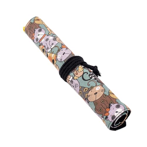 Cabilock 20 Make-up-pinselhalter Ölmalpinsel Bunte Stifte Künstler-federmäppchen Leinwandhalterständer Aquarell-ölbeutel Stifteetui Aus Segeltuch Buntstift Farbpinsel Bleistift Kunstpinsel Cabilock 20 Make-up-pinselhalter Ölmalpinsel Bunte Stifte Künstler-federmäppchen Leinwandhalterständer Aquarell-ölbeutel Stifteetui Aus Segeltuch Buntstift Farbpinsel Bleistift Kunstpinsel von Cabilock