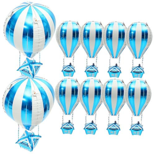 Cabilock 20 Stück Aluminium Folien Heißluftballon für Geburtstagsfeiern Hochzeiten und Valentinstag Kinderparty Dekoration Luftballons für Festliche Anlässe von Cabilock